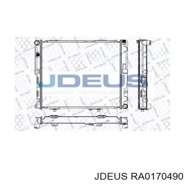 Радиатор RA0170490 Jdeus