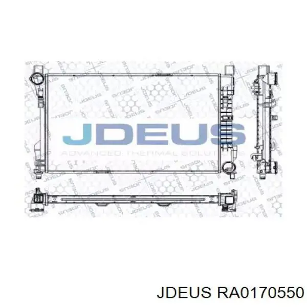 Радиатор RA0170550 Jdeus