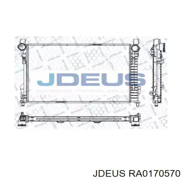 Радиатор RA0170570 Jdeus