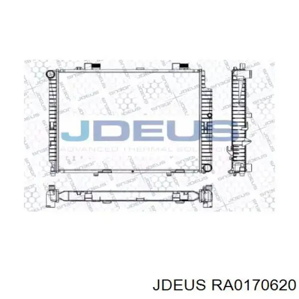 Радиатор RA0170620 Jdeus