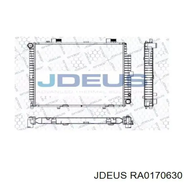 Радиатор RA0170630 Jdeus