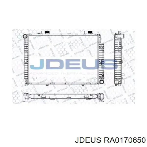 Радиатор RA0170650 Jdeus