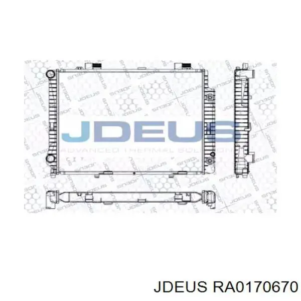 Радиатор RA0170670 Jdeus