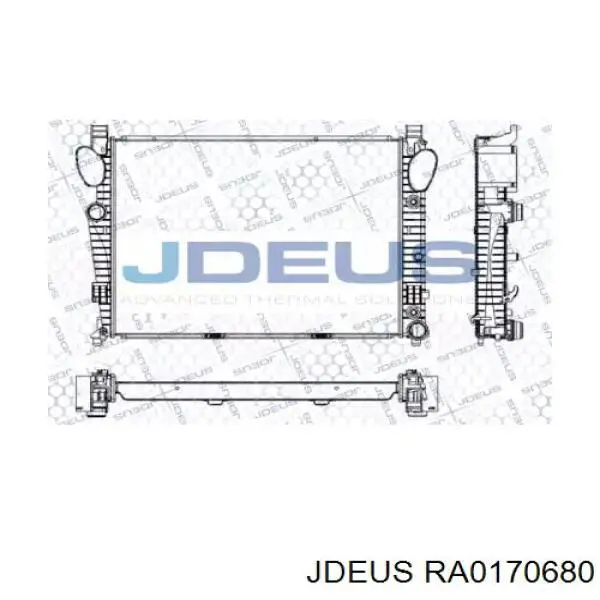 Радиатор RA0170680 Jdeus