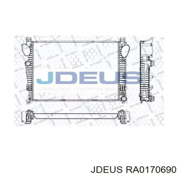 Радиатор RA0170690 Jdeus