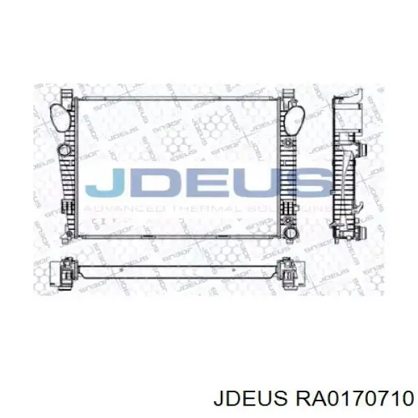 Радиатор RA0170710 Jdeus