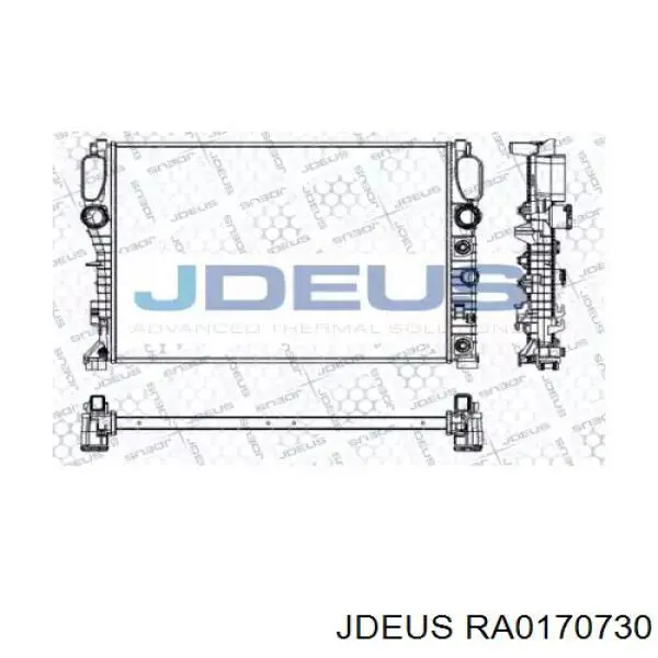 Радиатор RA0170730 Jdeus