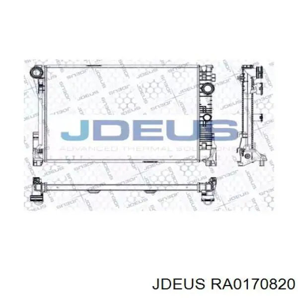 Радиатор RA0170820 Jdeus