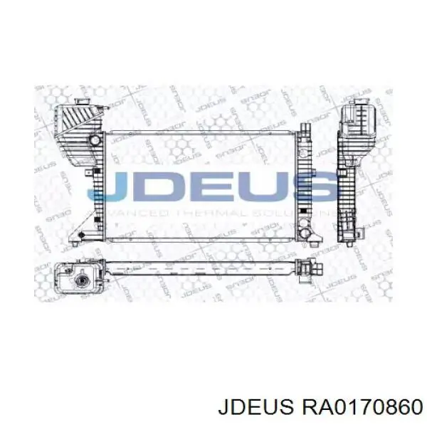 Радиатор RA0170860 Jdeus