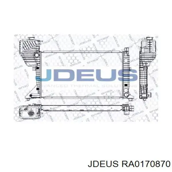 Радиатор RA0170870 Jdeus