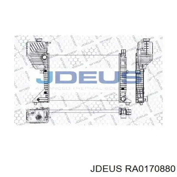 Радиатор RA0170880 Jdeus