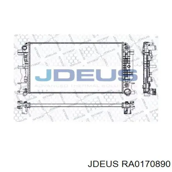 Радиатор RA0170890 Jdeus