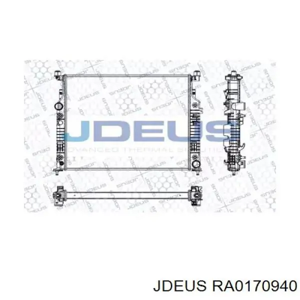 Радиатор RA0170940 Jdeus