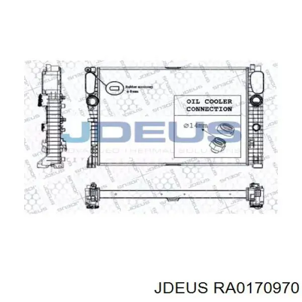 Радиатор RA0170970 Jdeus