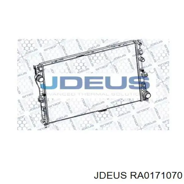 RA0171070 Jdeus radiador de esfriamento de motor