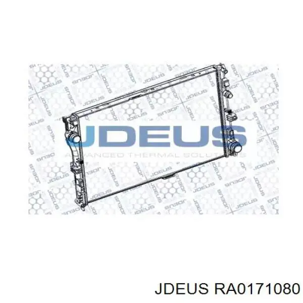 RA0171080 Jdeus radiador de esfriamento de motor