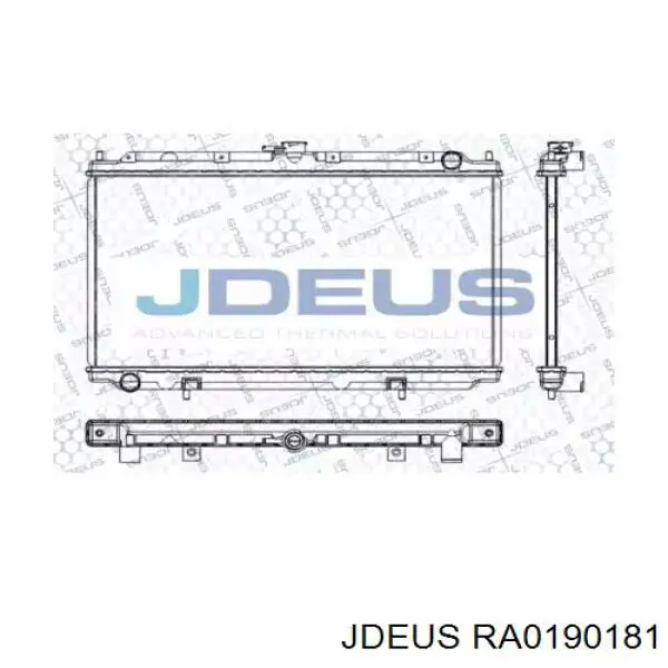 Радиатор RA0190181 Jdeus