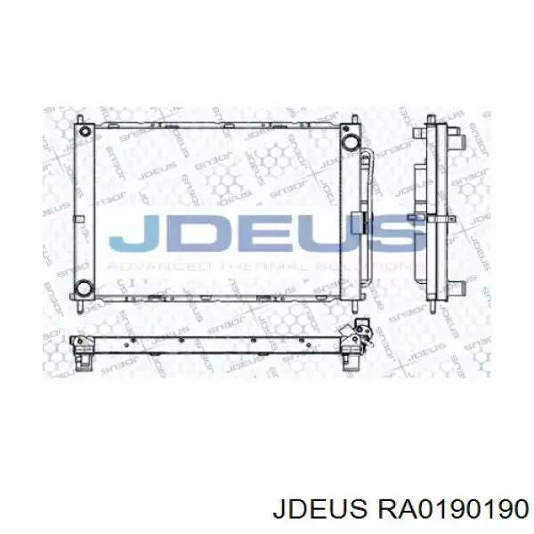 Радиатор RA0190190 Jdeus