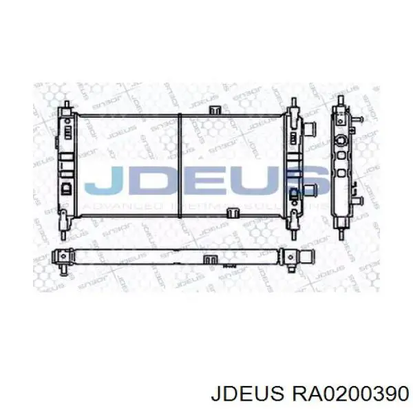 Радиатор RA0200390 Jdeus