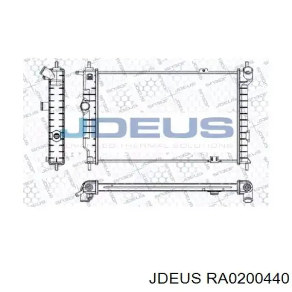 Радиатор RA0200440 Jdeus