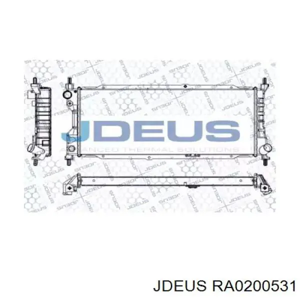 Радиатор RA0200531 Jdeus