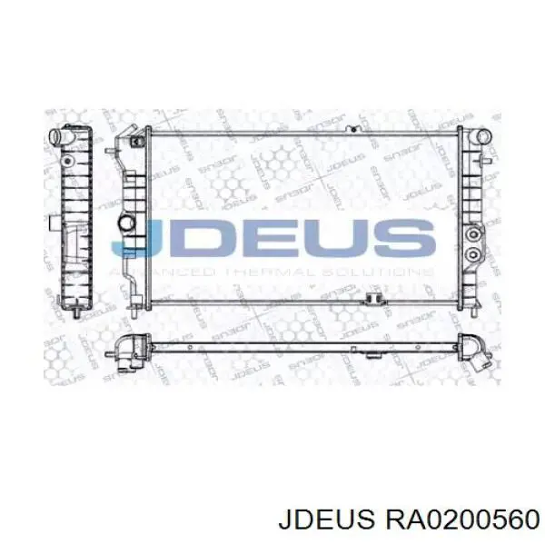 Радиатор RA0200560 Jdeus