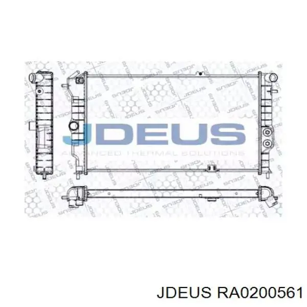 Радиатор RA0200561 Jdeus