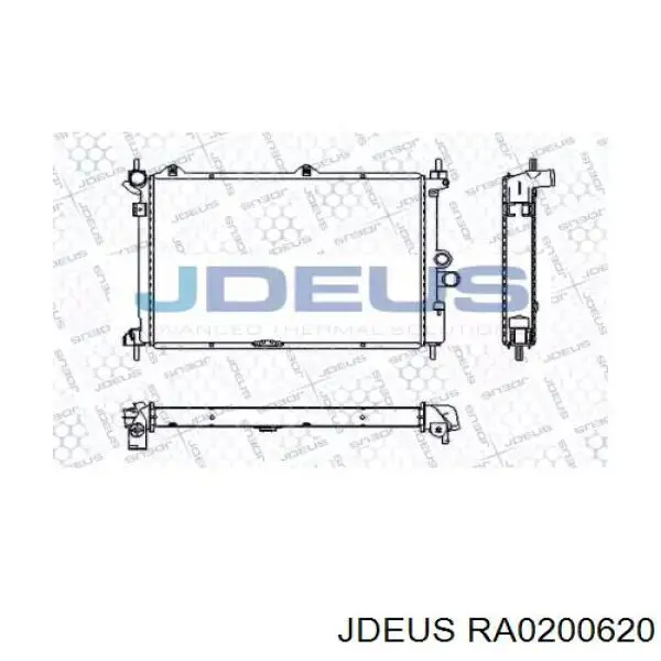 Радиатор RA0200620 Jdeus