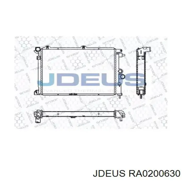 Радиатор RA0200630 Jdeus