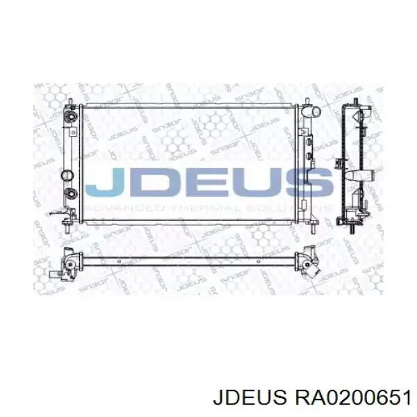 Радиатор RA0200651 Jdeus