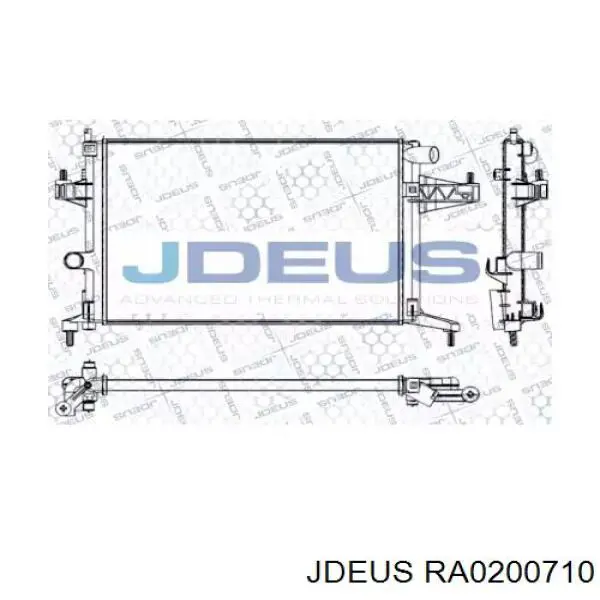 Радиатор RA0200710 Jdeus