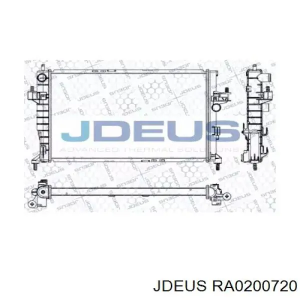 Радиатор RA0200720 Jdeus