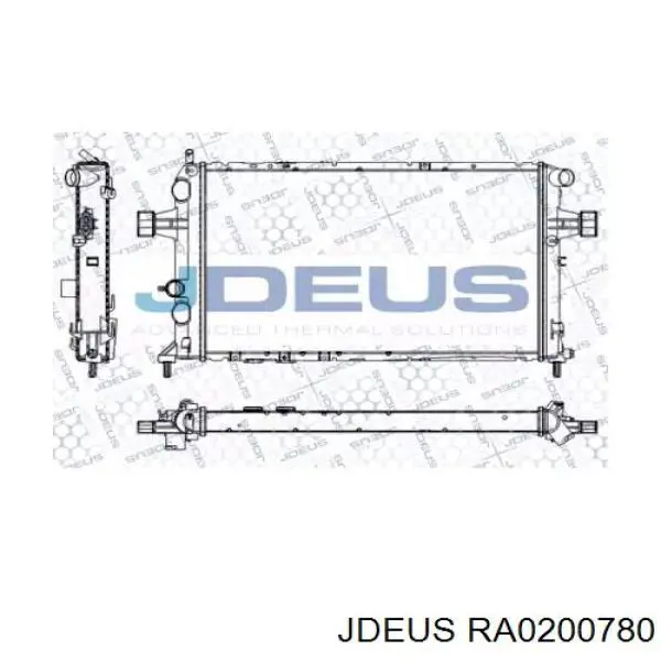 Радиатор RA0200780 Jdeus