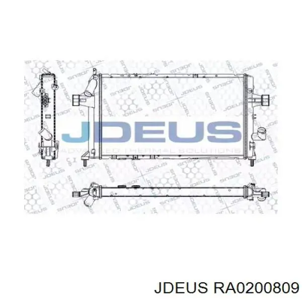 Радиатор RA0200809 Jdeus