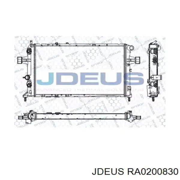 Радиатор RA0200830 Jdeus