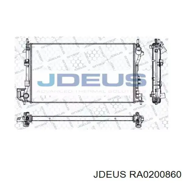 Радиатор RA0200860 Jdeus