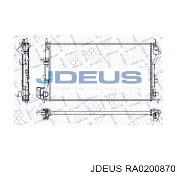 Радиатор RA0200870 Jdeus