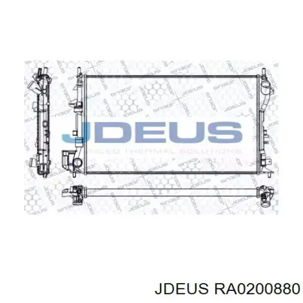 Радиатор RA0200880 Jdeus