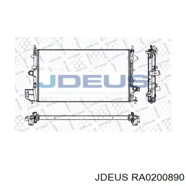 Радиатор RA0200890 Jdeus