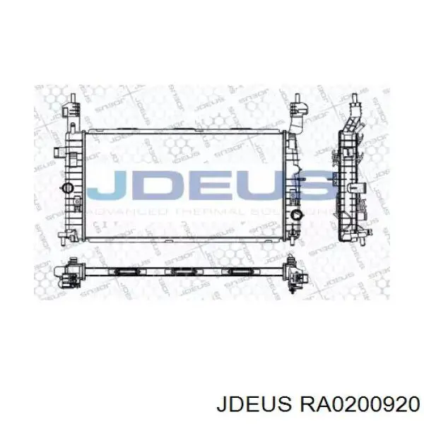 Радиатор RA0200920 Jdeus