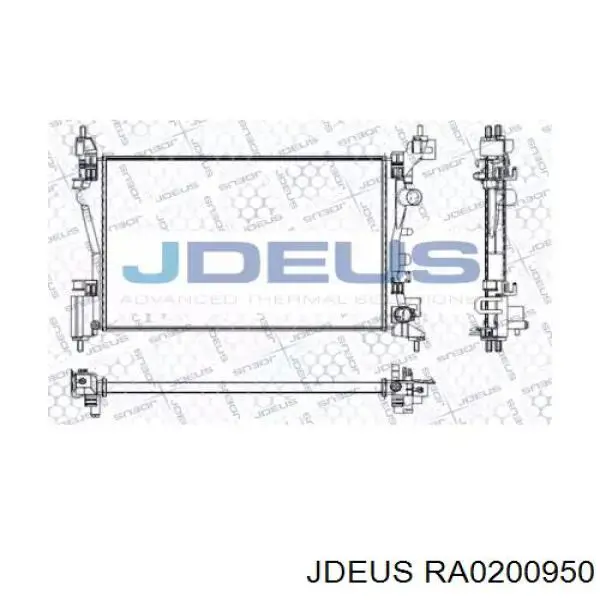 Радиатор RA0200950 Jdeus