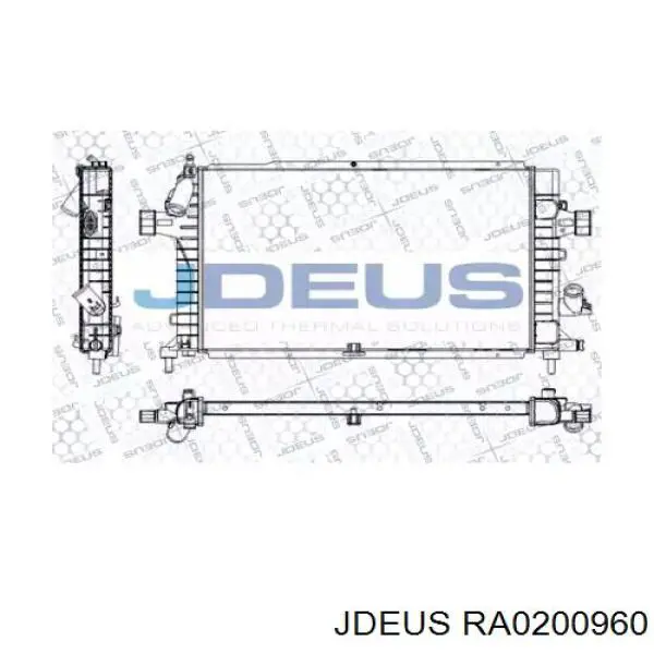 Радиатор RA0200960 Jdeus