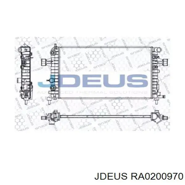 Радиатор RA0200970 Jdeus