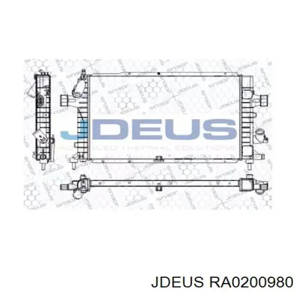 Радиатор RA0200980 Jdeus