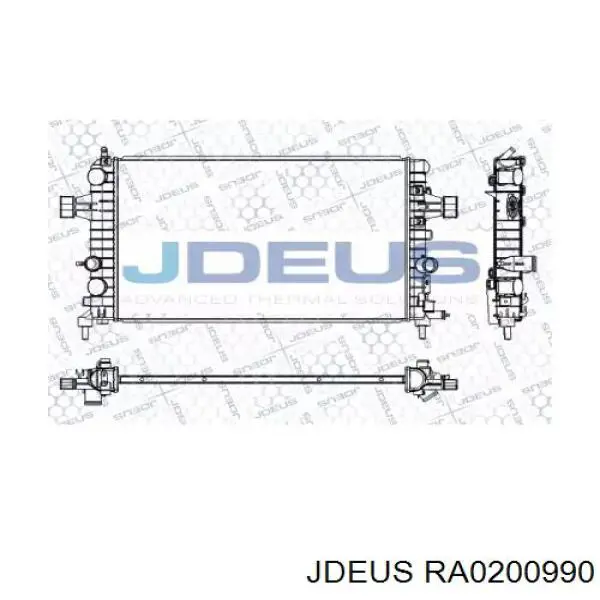 Радиатор RA0200990 Jdeus