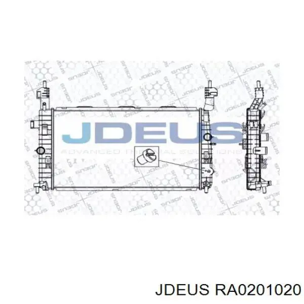 Радиатор RA0201020 Jdeus