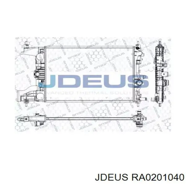 Радиатор RA0201040 Jdeus