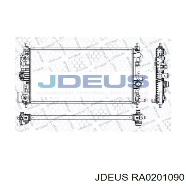 Радиатор RA0201090 Jdeus