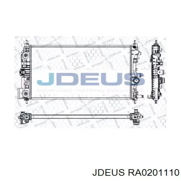 Радиатор RA0201110 Jdeus