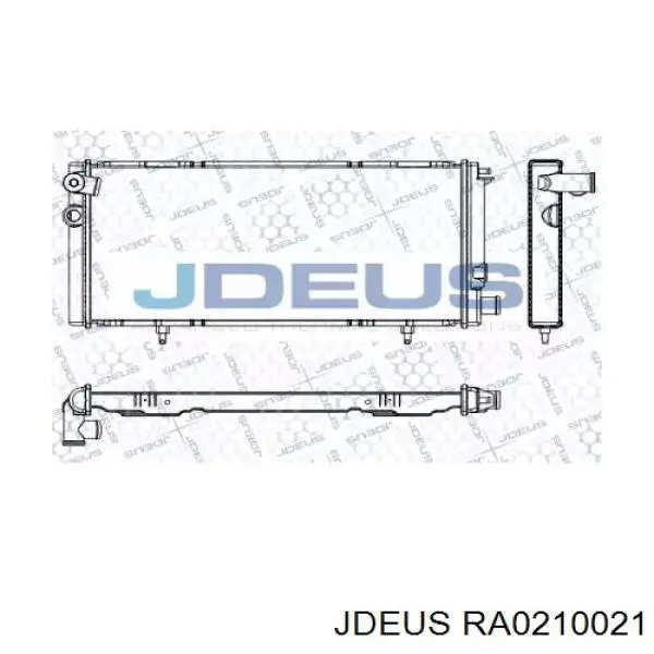 Радиатор RA0210021 Jdeus